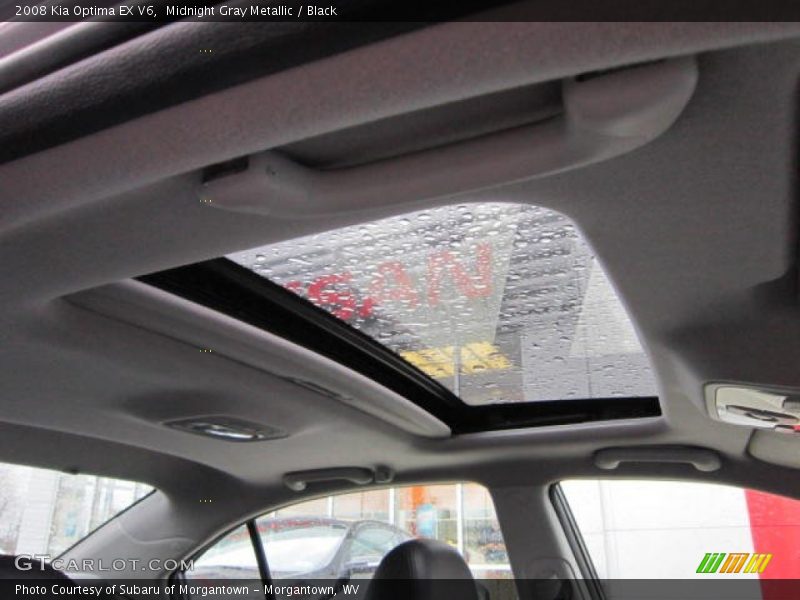 Midnight Gray Metallic / Black 2008 Kia Optima EX V6