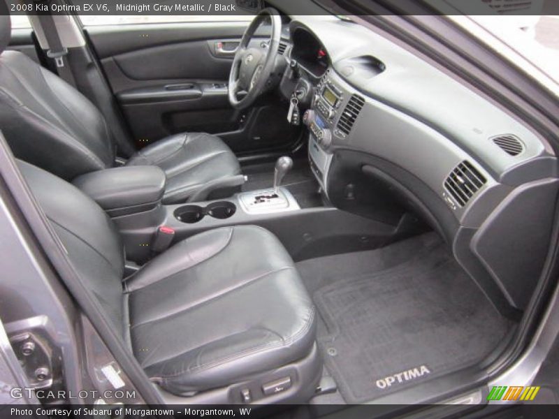 Midnight Gray Metallic / Black 2008 Kia Optima EX V6