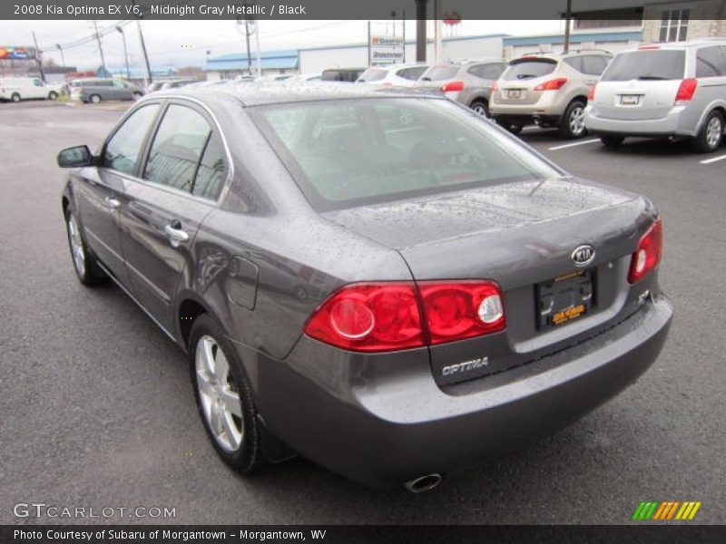 Midnight Gray Metallic / Black 2008 Kia Optima EX V6