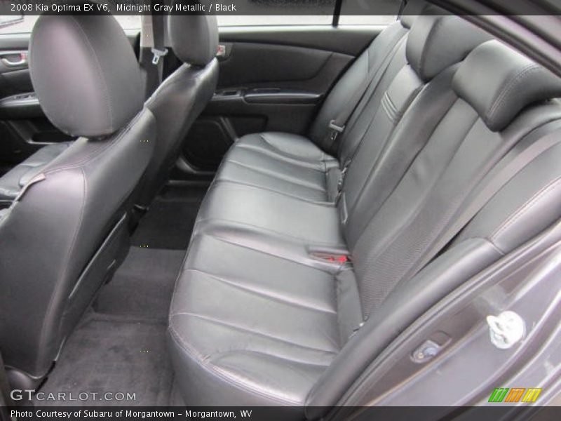 Midnight Gray Metallic / Black 2008 Kia Optima EX V6