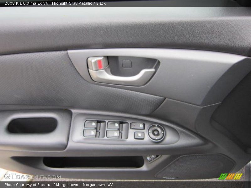 Midnight Gray Metallic / Black 2008 Kia Optima EX V6