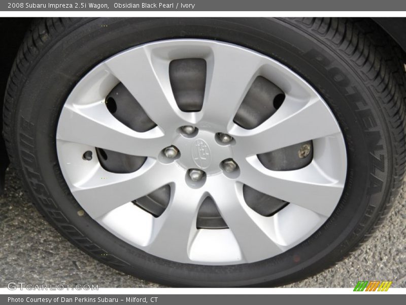 Obsidian Black Pearl / Ivory 2008 Subaru Impreza 2.5i Wagon