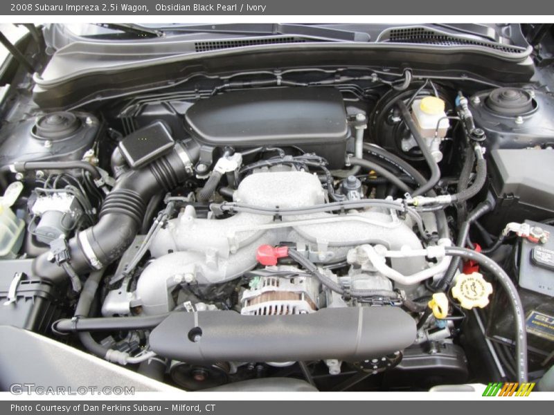 Obsidian Black Pearl / Ivory 2008 Subaru Impreza 2.5i Wagon
