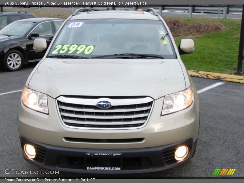 Harvest Gold Metallic / Desert Beige 2009 Subaru Tribeca Limited 5 Passenger