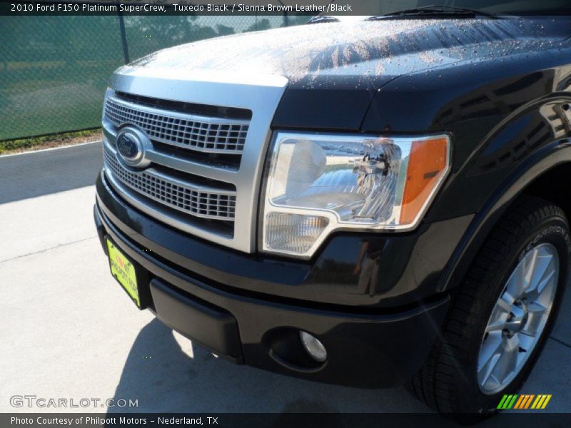 Tuxedo Black / Sienna Brown Leather/Black 2010 Ford F150 Platinum SuperCrew