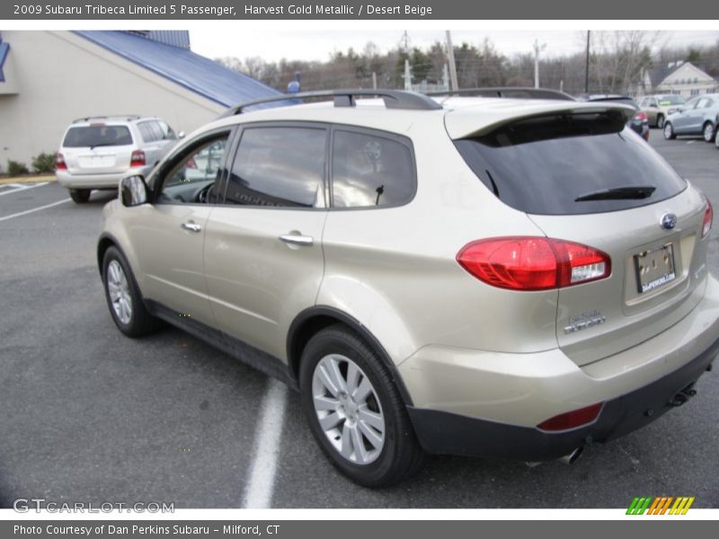 Harvest Gold Metallic / Desert Beige 2009 Subaru Tribeca Limited 5 Passenger