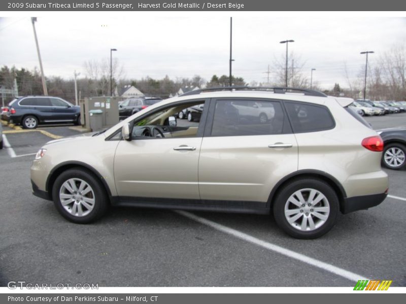 Harvest Gold Metallic / Desert Beige 2009 Subaru Tribeca Limited 5 Passenger