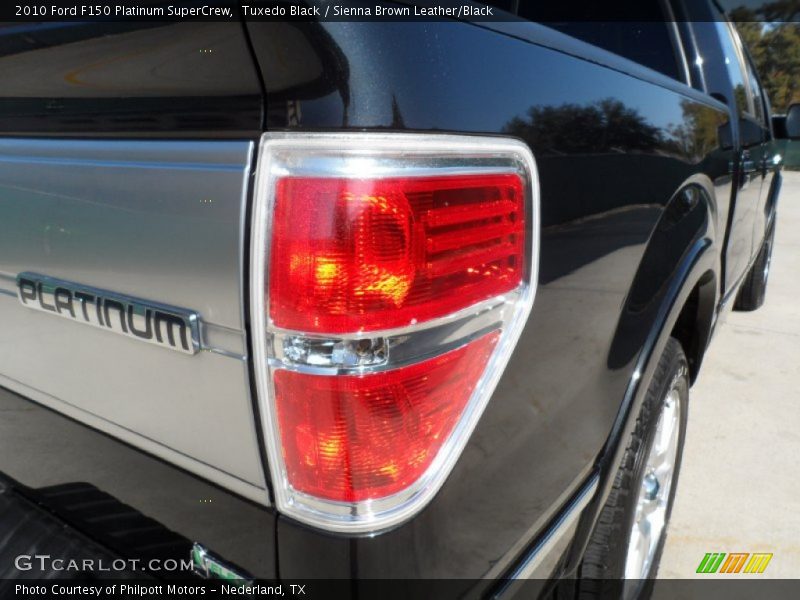 Tuxedo Black / Sienna Brown Leather/Black 2010 Ford F150 Platinum SuperCrew