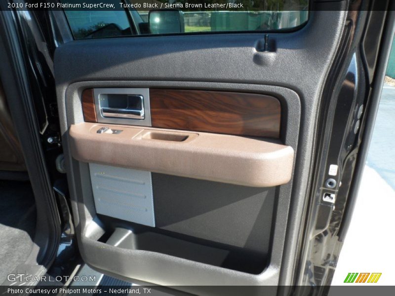 Tuxedo Black / Sienna Brown Leather/Black 2010 Ford F150 Platinum SuperCrew