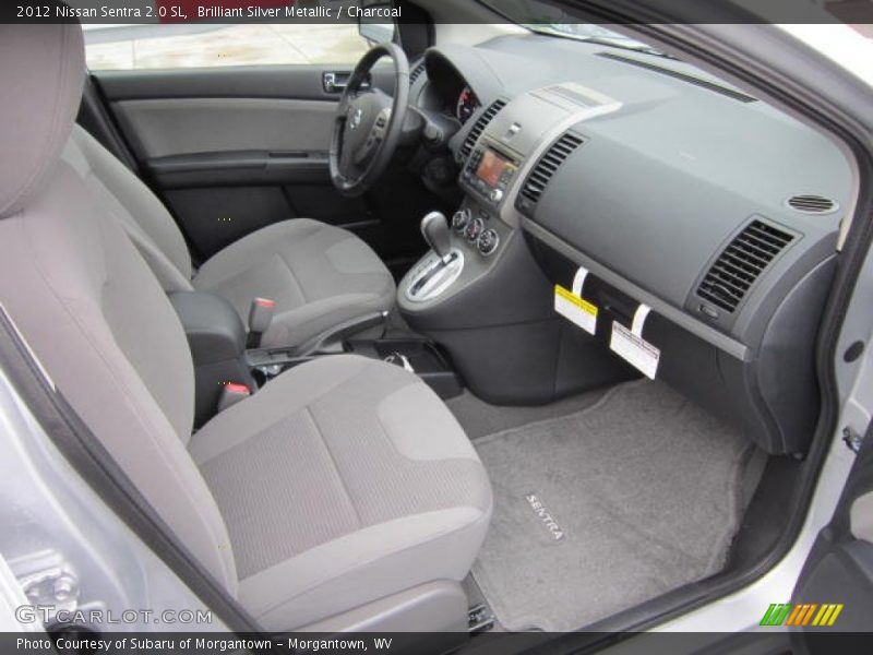 Brilliant Silver Metallic / Charcoal 2012 Nissan Sentra 2.0 SL
