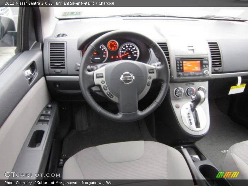 Brilliant Silver Metallic / Charcoal 2012 Nissan Sentra 2.0 SL