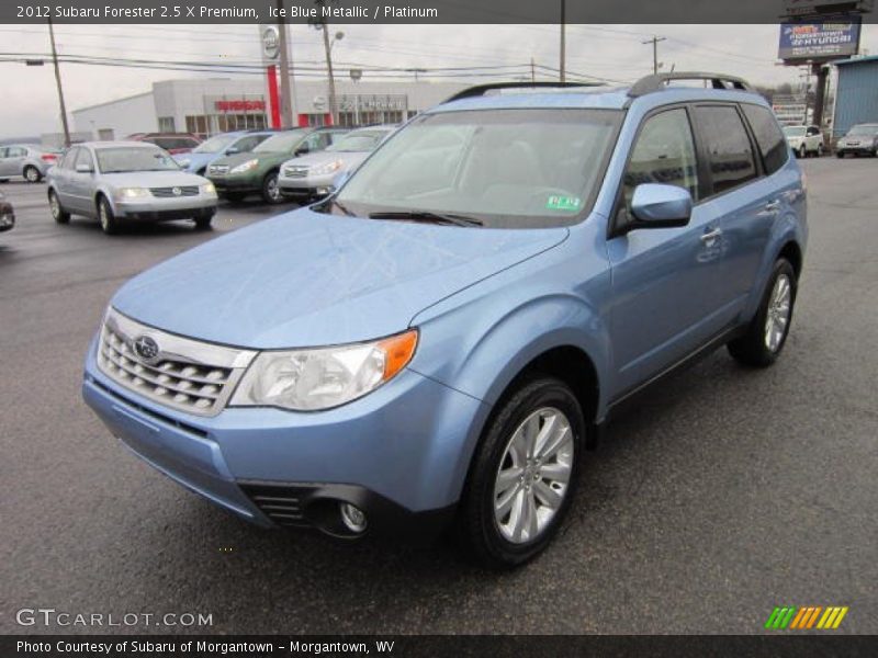 Ice Blue Metallic / Platinum 2012 Subaru Forester 2.5 X Premium