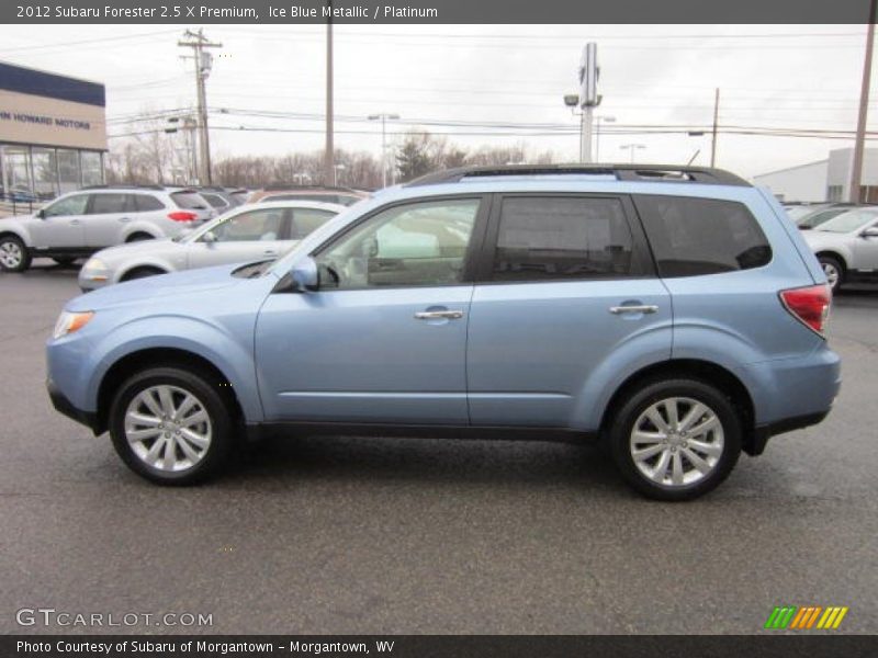 Ice Blue Metallic / Platinum 2012 Subaru Forester 2.5 X Premium