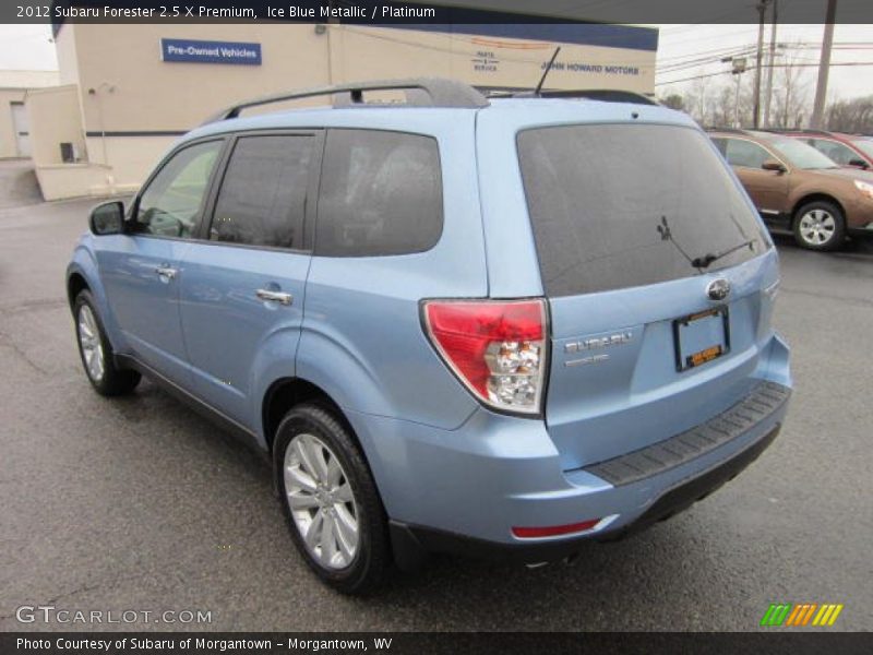 Ice Blue Metallic / Platinum 2012 Subaru Forester 2.5 X Premium