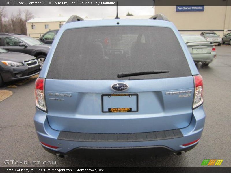Ice Blue Metallic / Platinum 2012 Subaru Forester 2.5 X Premium