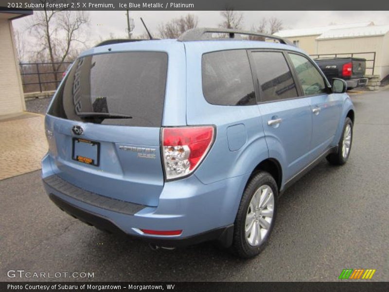Ice Blue Metallic / Platinum 2012 Subaru Forester 2.5 X Premium