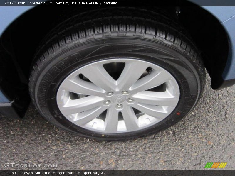 Ice Blue Metallic / Platinum 2012 Subaru Forester 2.5 X Premium