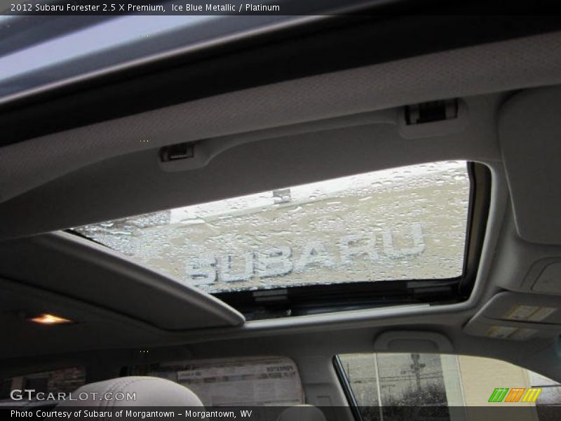 Ice Blue Metallic / Platinum 2012 Subaru Forester 2.5 X Premium
