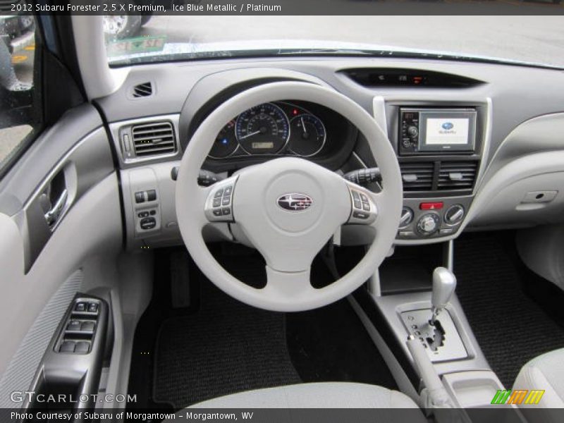 Ice Blue Metallic / Platinum 2012 Subaru Forester 2.5 X Premium
