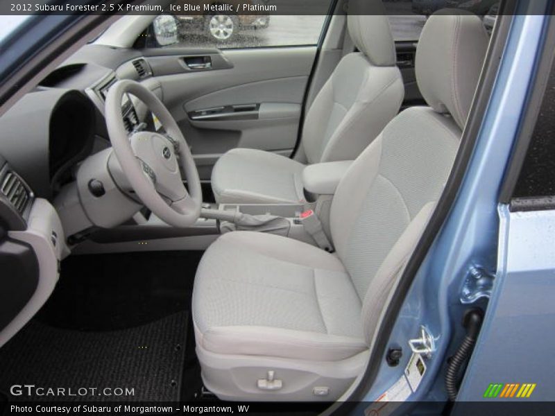 Ice Blue Metallic / Platinum 2012 Subaru Forester 2.5 X Premium