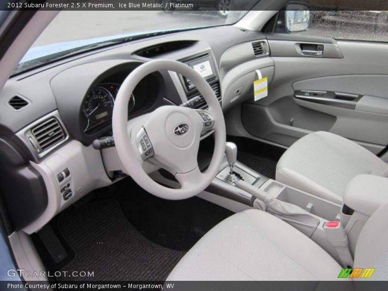 Ice Blue Metallic / Platinum 2012 Subaru Forester 2.5 X Premium