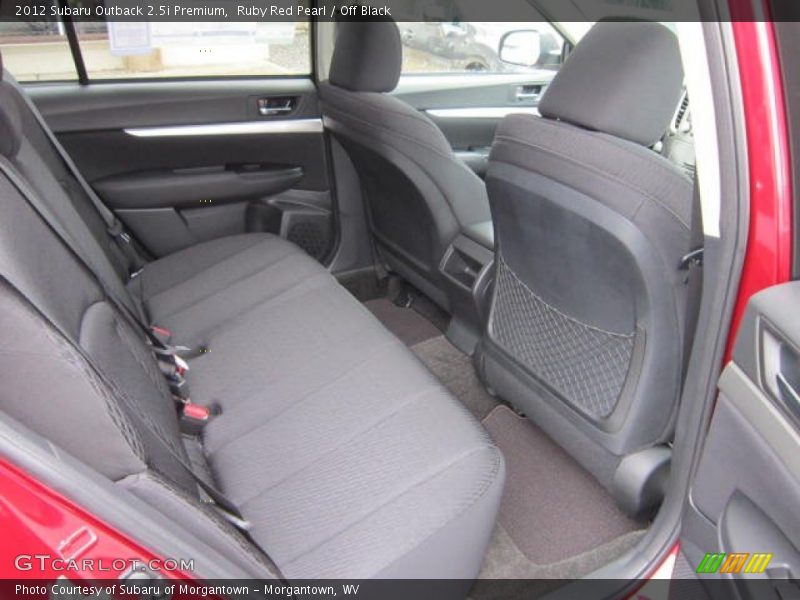 Ruby Red Pearl / Off Black 2012 Subaru Outback 2.5i Premium