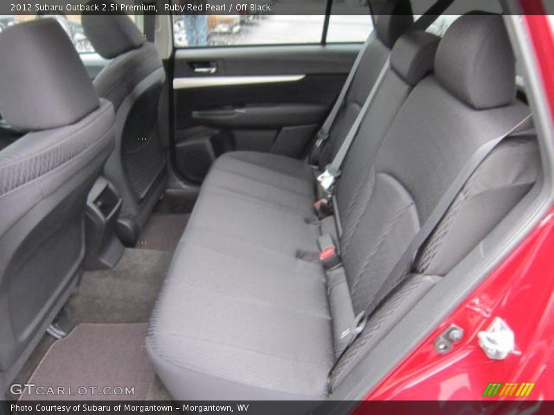 Ruby Red Pearl / Off Black 2012 Subaru Outback 2.5i Premium
