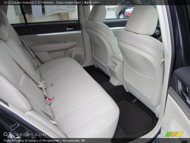 Deep Indigo Pearl / Warm Ivory 2012 Subaru Outback 2.5i Premium