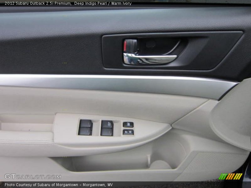 Deep Indigo Pearl / Warm Ivory 2012 Subaru Outback 2.5i Premium