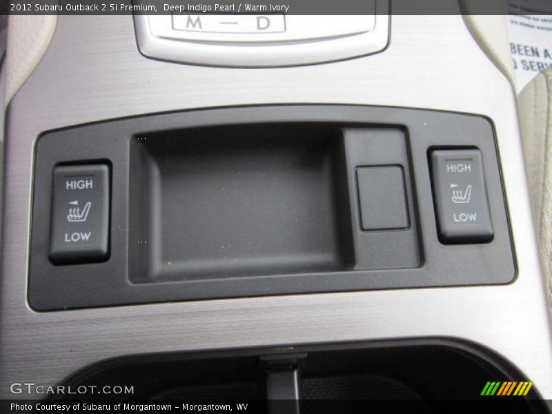 Deep Indigo Pearl / Warm Ivory 2012 Subaru Outback 2.5i Premium