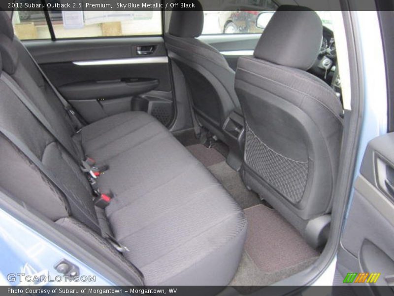 Sky Blue Metallic / Off Black 2012 Subaru Outback 2.5i Premium