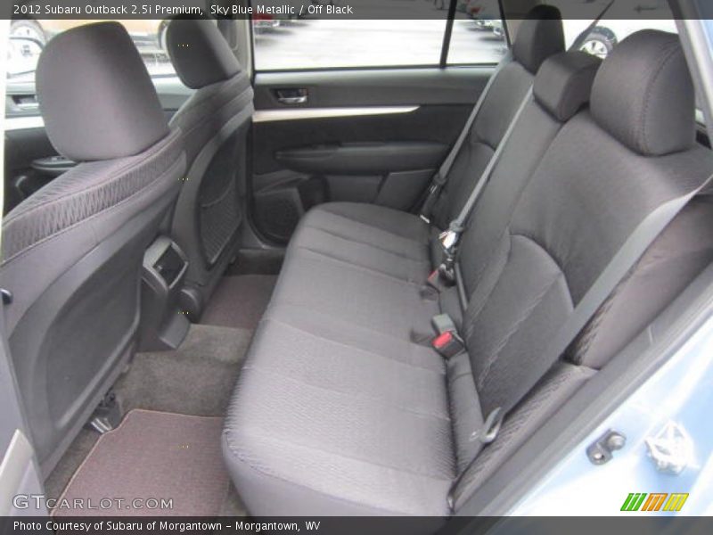 Sky Blue Metallic / Off Black 2012 Subaru Outback 2.5i Premium