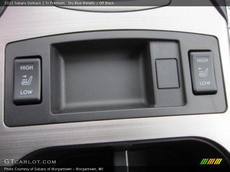 Sky Blue Metallic / Off Black 2012 Subaru Outback 2.5i Premium