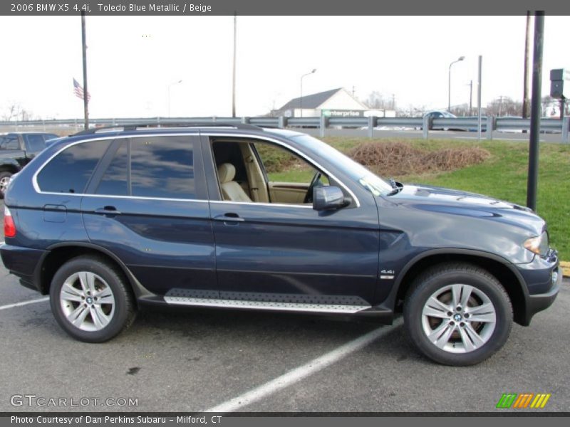 Toledo Blue Metallic / Beige 2006 BMW X5 4.4i