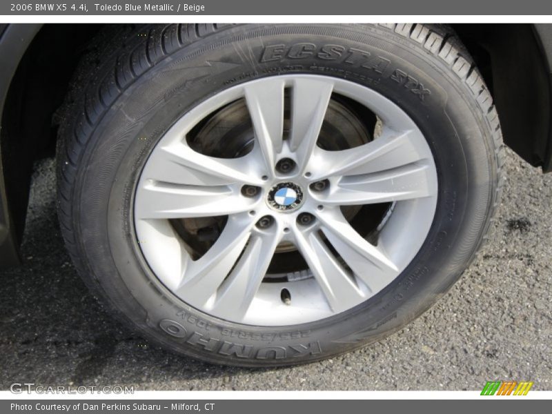 Toledo Blue Metallic / Beige 2006 BMW X5 4.4i