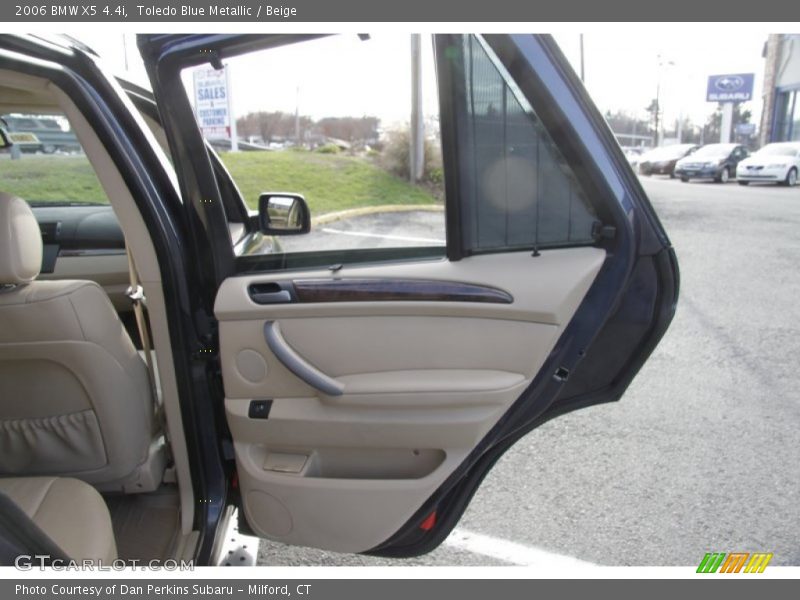 Toledo Blue Metallic / Beige 2006 BMW X5 4.4i