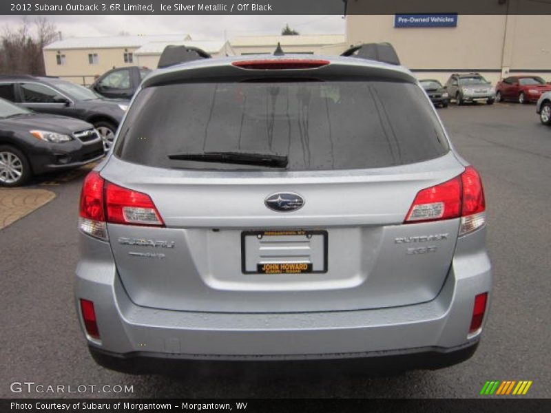 Ice Silver Metallic / Off Black 2012 Subaru Outback 3.6R Limited