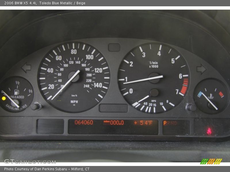 Toledo Blue Metallic / Beige 2006 BMW X5 4.4i
