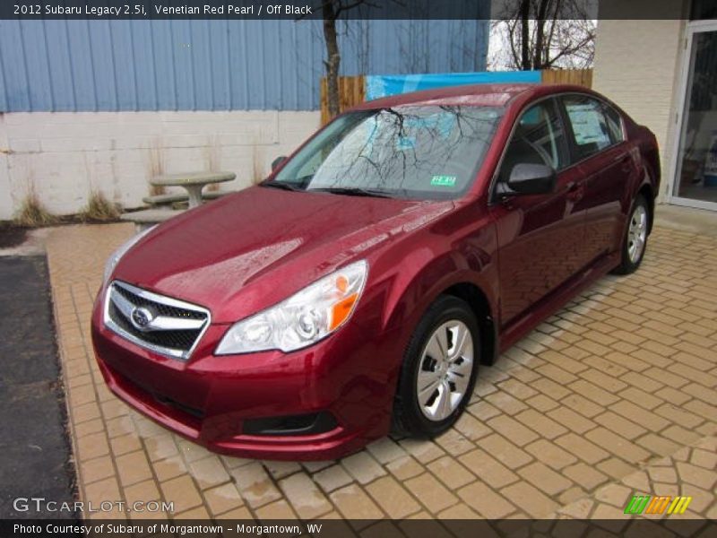 Venetian Red Pearl / Off Black 2012 Subaru Legacy 2.5i