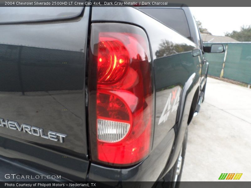 Dark Gray Metallic / Dark Charcoal 2004 Chevrolet Silverado 2500HD LT Crew Cab 4x4