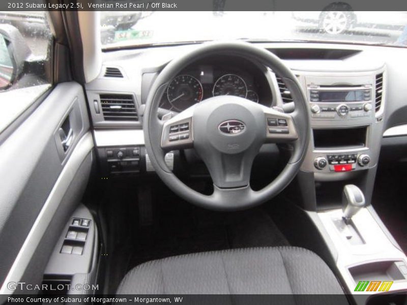 Venetian Red Pearl / Off Black 2012 Subaru Legacy 2.5i