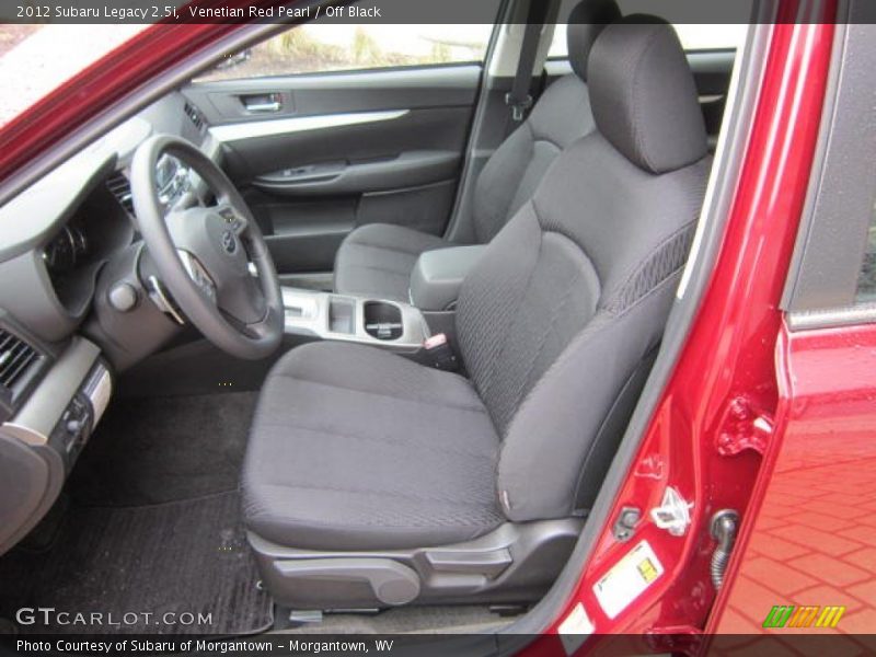 Venetian Red Pearl / Off Black 2012 Subaru Legacy 2.5i
