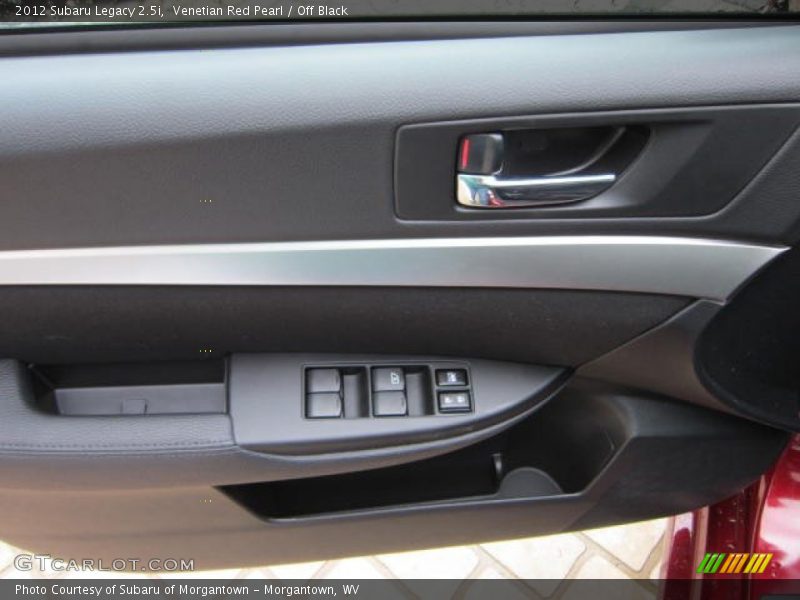 Venetian Red Pearl / Off Black 2012 Subaru Legacy 2.5i
