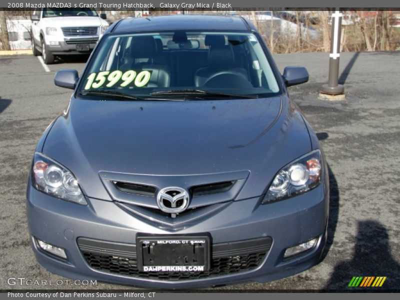 Galaxy Gray Mica / Black 2008 Mazda MAZDA3 s Grand Touring Hatchback