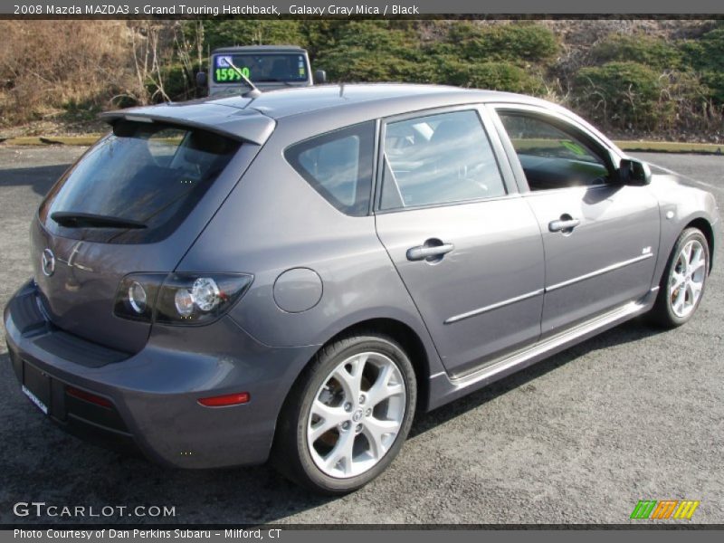 Galaxy Gray Mica / Black 2008 Mazda MAZDA3 s Grand Touring Hatchback