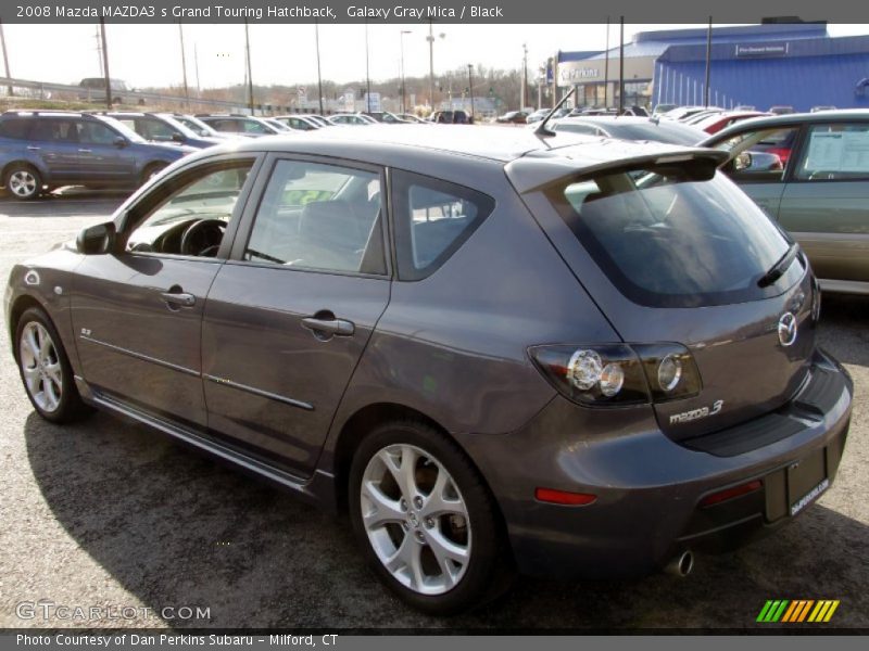 Galaxy Gray Mica / Black 2008 Mazda MAZDA3 s Grand Touring Hatchback