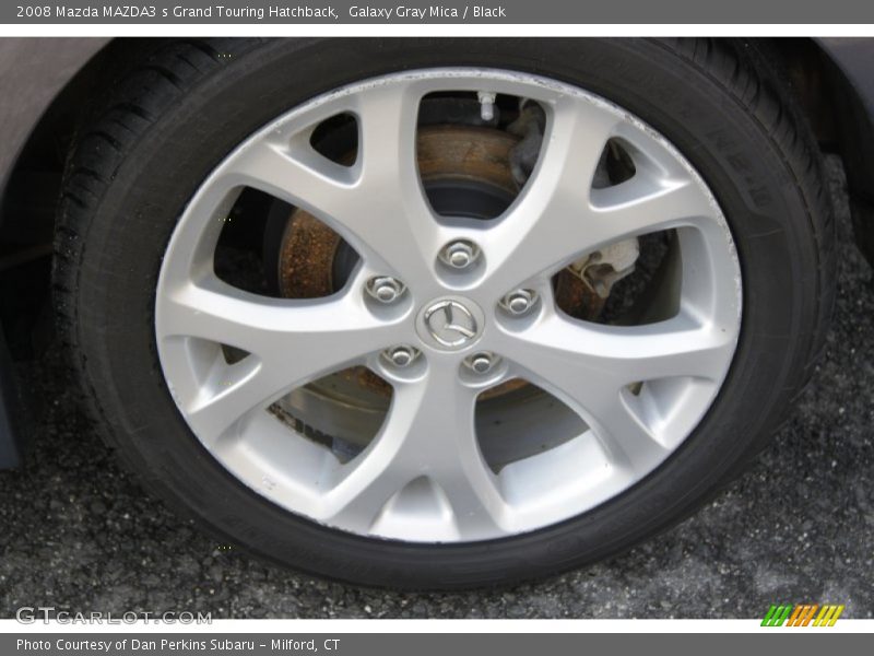 Galaxy Gray Mica / Black 2008 Mazda MAZDA3 s Grand Touring Hatchback