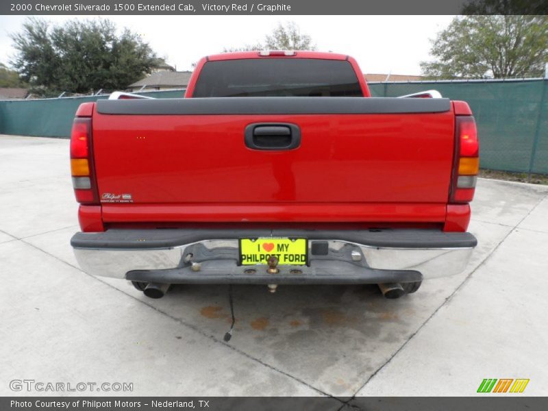 Victory Red / Graphite 2000 Chevrolet Silverado 1500 Extended Cab
