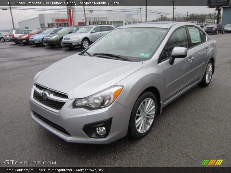 Ice Silver Metallic / Black 2012 Subaru Impreza 2.0i Limited 4 Door