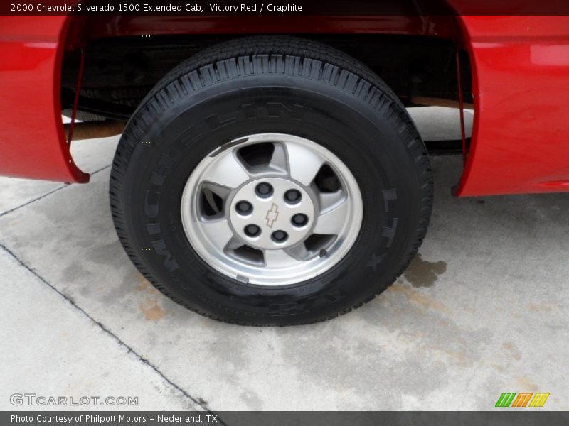 Victory Red / Graphite 2000 Chevrolet Silverado 1500 Extended Cab